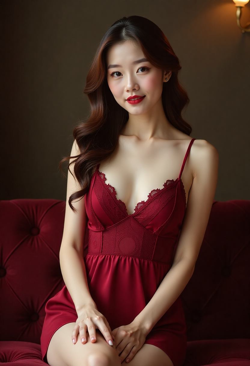 亚麻棕短发女孩