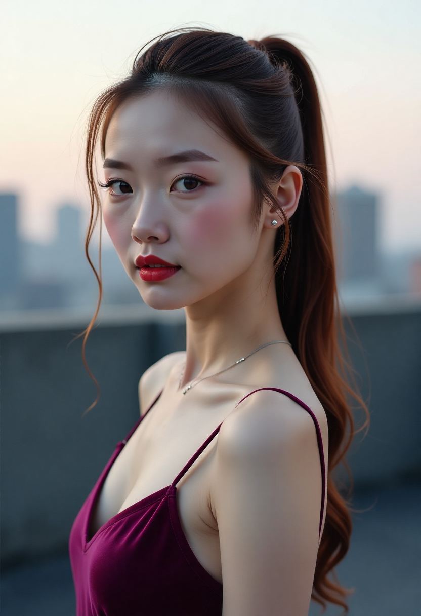 冷青亚麻色迷踪